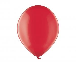Balon lateksowy Belbal B105 Crystal Royal Red 12 cali - balony na hel, dekoracje Tychy, Katowice - Zabawne Wydry