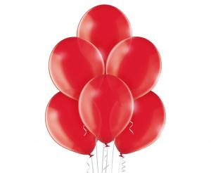 Balon lateksowy Belbal B105 Crystal Royal Red 12 cali - balony na hel, dekoracje Tychy, Katowice - Zabawne Wydry