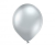 Balon lateksowy Belbal B105 Glossy Silver 12 cali - balony na hel, dekoracje Tychy, Katowice - Zabawne Wydry