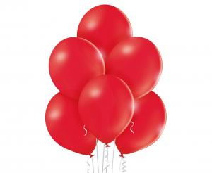 Balon lateksowy Belbal B105 Pastel Red 12 cali - balony na hel, dekoracje Tychy, Katowice - Zabawne Wydry