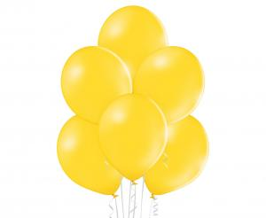 Balon lateksowy Belbal B105 Pastel Bright Yellow 12 cali - balony na hel, dekoracje Tychy, Katowice - Zabawne Wydry