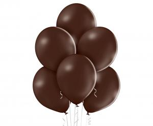 Balon lateksowy Belbal B105 Pastel Cocoa Brown 12 cali - balony na hel, dekoracje Tychy, Katowice - Zabawne Wydry