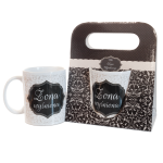 Kubek w ozdobnym opakowaniu "Żona wyśniona"