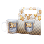 Kubek w ozdobnym opakowaniu "30 URODZINY"