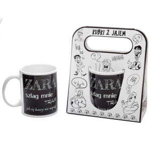 Kubek w ozdobnym opakowaniu "Zara Szlag Mnie Trafi..."