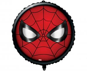 Balon foliowy kwadratowy Spiderman Face Marvel 46cm - balon na hel, dekoracja urodzinowa superbohaterów Tychy Katowice Pszczyna Lędziny Mysłowice Bieruń Kobiór - Zabawne Wydry