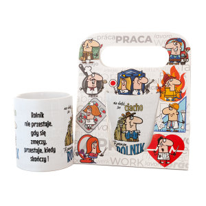 Kubek w ozdobnym opakowaniu "To jeszcze rolnik..."