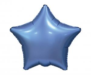 Balon foliowy gwiazda matowa barwinek (Very Peri) 19 cali - dekoracja urodziny, rocznica, eleganckie przyjęcie, modne Tychy Katowice Pszczyna Lędziny Mysłowice Bieruń Kobiór - Zabawne Wydry