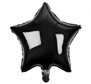 Balon foliowy gwiazdka czarny 18 cali -zabawne wydry Godan Tychy