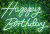 Neon LED Happy Birthday wynajem Tychy - dekoracja urodzinowa zimne światło 73x46 cm ściemniacz na ściankę, sesję zdjęciową, event Katowice Pszczyna - Zabawne Wydry