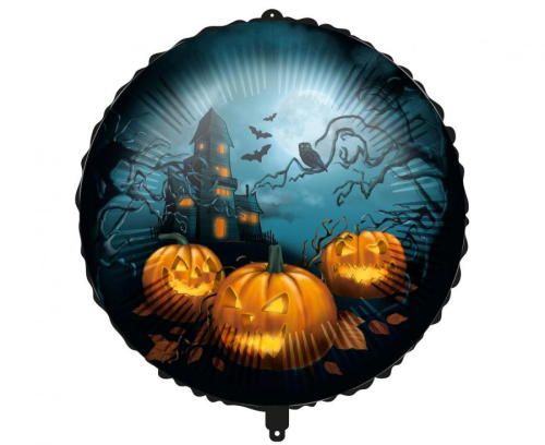 Balon foliowy Halloween Sensations 18 cali Decorata - dekoracje imprezy, dynie, duchy, nietoperze, uniwersalny wzór Tychy Katowice Pszczyna - Zabawne Wydry