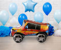 Balon foliowy Jeep 3D 89x45x37 cm - dekoracja na powietrze, urodziny chłopca, impreza motoryzacyjna, off-road, stojący, samochód Lędziny Tychy Katowice - Zabawne Wydry