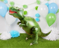 Balon foliowy Tyranozaur 3D 83x66x33 cm - dekoracja na powietrze, urodziny dinozaury, Jurapark, stojący, T-Rex Bieruń Tychy Katowice - Zabawne Wydry