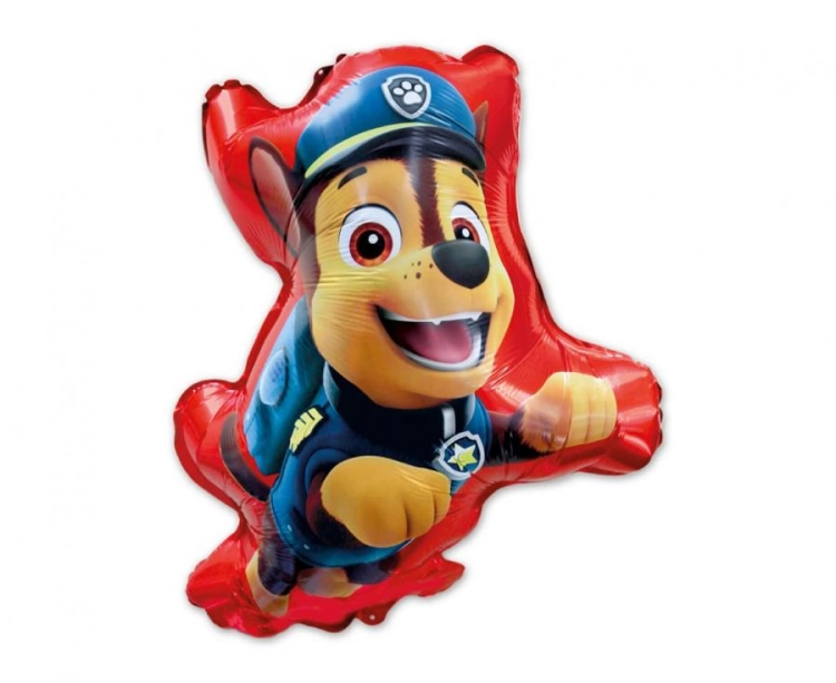 Balon foliowy SHP Chase Psi Patrol Procos 56x68cm - dekoracje urodziny chłopca, impreza superbohater, Psi Patrol, Chase Lędziny Tychy Katowice - Zabawne Wydry