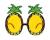 Okulary Ananasy - tropikalny gadżet imprezowy, akcesoria Hawaii, lato, plaża, Zabawne Wydry