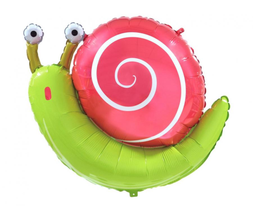 Balon foliowy Ślimak Godan 60x48cm - bajkowe zwierzęta, urodziny dziecka, dekoracje imprezowe, balony Tychy, Godan Party, Zabawne Wydry