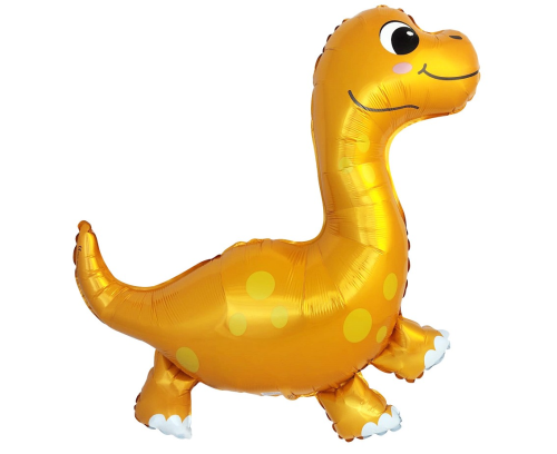 Balon foliowy Mały Dino Diplo Flexmetal 24" - Dino Party, urodziny dziecka, balony na roczek, Baby Shower, balony Tychy, sklep z balonami, Zabawne Wydry