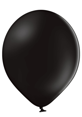 Balony lateksowe Belbal D5 Pastel Black 5 cali na sztuki - do ścianki balonowej, girlandy, eleganckie dekoracje imprezowe Tychy, czarne balony, Zabawne Wydry