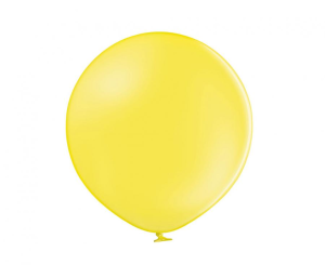 Balon lateksowy Belbal "5" Pastel yellow