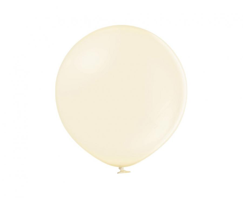 Balony lateksowe Belbal D5 Vanilla 5 cali na sztuki - do ścianki balonowej, girlandy, kremowe dekoracje imprezowe Tychy, ślub, Baby Shower, Zabawne Wydry
