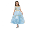 Strój dziecięcy Niebieska Księżniczka rozmiar 120-130 cm, sukienka na bal, karnawał, urodziny, wypożyczalnia Tychy, Godan, Zabawne Wydry