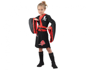 Zestaw dla dzieci Wojowniczka Ninja (sukienka, pasek), rozm.120/130 cm