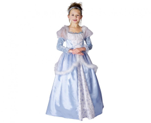 Zestaw dla dzieci Mroźna Księżniczka (sukienka, korona), rozm.130/140 cm