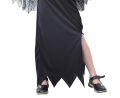 Strój dziecięcy Czarna Wdowa rozmiar 130-140 cm, czarna sukienka, kołnierz, pasek, gotycki kostium na Halloween, karnawał, wypożyczalnia Tychy, Godan, Zabawne Wydry