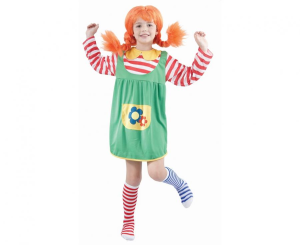 Zestaw dla dzieci Fizia Pończoszka (sukienka, skarpety), rozm.130/140 cm