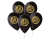 Balony lateksowe Gemar 12 cali Liczba 18 Happy Birthday, 30 cm, dekoracje na osiemnastkę, mix kolorów, balony z helem Tychy, Zabawne Wydry