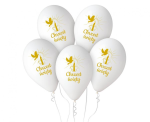 Balon lateksowy "13" Chrzest Święty