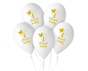 Balon lateksowy "13" Chrzest Święty