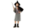 Uroczy zestaw Czarodziejki dla dziecka (rozmiar 130/140 cm) z koszulą, peleryną, spódnicą i kapeluszem, producent Godan, idealny na Halloween i bale w Tychach – dostępny również do wypożyczenia.