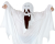Zestaw Strój Ducha Godan dla dzieci (rozmiar 120/130 cm) – kostium z kapturem (biały/szary). Klasyczne przebranie na Halloween. Kup online lub wypożycz w Zabawne Wydry Tychy.