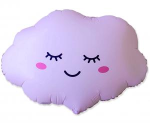 Balon foliowy Różowa Chmurka 61 cm, śpiący obłoczek na Baby Shower dla dziewczynki, Flexmetal.