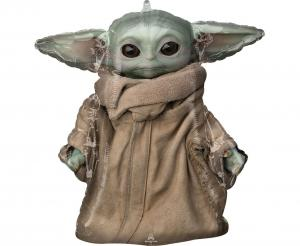 Balon foliowy kształtny Baby Yoda Grogu Star Wars 66 cm, Amscan, dekoracja Mandalorian, na hel.