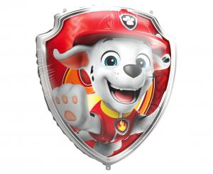 Balon foliowy tarcza Marshall Psi Patrol 75 cm, piesek strażak na urodziny, dekoracja Procos.