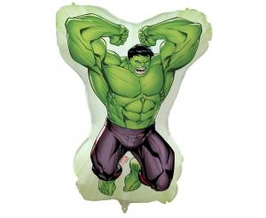 Duży balon foliowy Hulk Avengers 96 cm, zielony superbohater Marvela na urodziny, Procos.