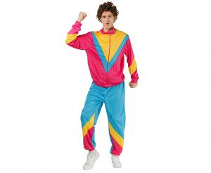 STRÓJ Zestaw dla mężczyzn Disco Lata 80' (bluza, spodnie), rozm. 52