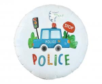 Balon Foliowy POLICJA Radiowóz | 46cm (18") Godan