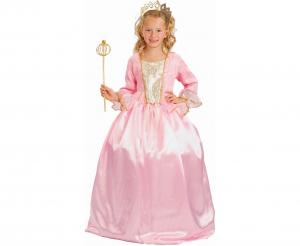 STRÓJ Zestaw dla dzieci Różowa Księżniczka (sukienka, tiara), rozm.120/130 cm