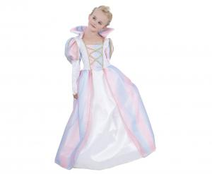 Strój dla dzieci Tęczowa Księżniczka (sukienka z kołnierzem), rozm.110/120 cm