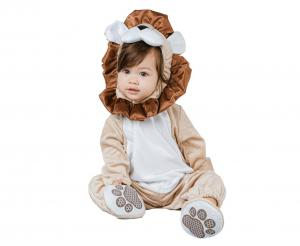 Strój Zestaw dla dzieci Mały Lew (kombinezon, kaptur, buciki), rozm. 92/104 cm