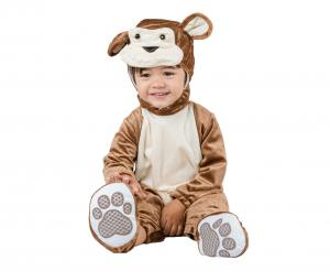 Strój Zestaw dla dzieci Mała Małpka (kombinezon, kaptur, buciki), rozm. 92/104 cm