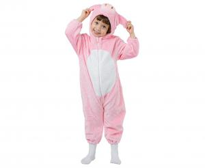 Strój dla dzieci Różowa Świnka (kombinezon z kapturem), rozm. 92/104 cm