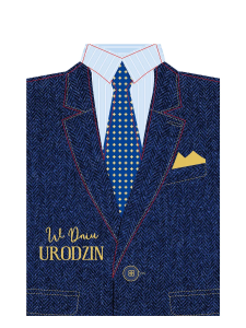 KARTKA KARNET UNIWERSALNY GARNITUR/KRAWAT GM-972