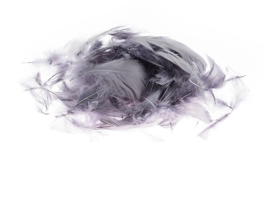 Piórka Dekoracyjne Szare / Popielate (7g)