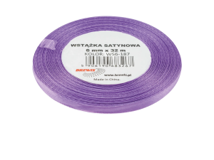 Wstążka Satynowa Lawendowa 6mm (Na Metry)