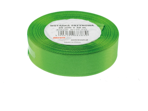 Wstążka Satynowa Zielona / Trawiasta 25mm (Na Metry)