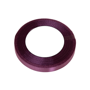 Wstążka Satynowa Śliwkowa / Oberżyna 25mm (Na Metry)